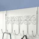 Euro Style Iron Art Back Door Hanger Hook With 5 Hook 3 Colors