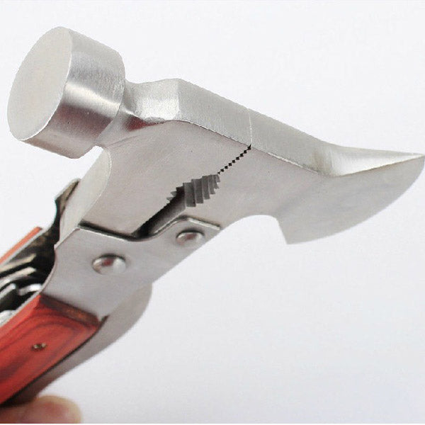 Raitool HT08 Multifunctional Pliers Screwdriver Safety Hammer Camping Tool