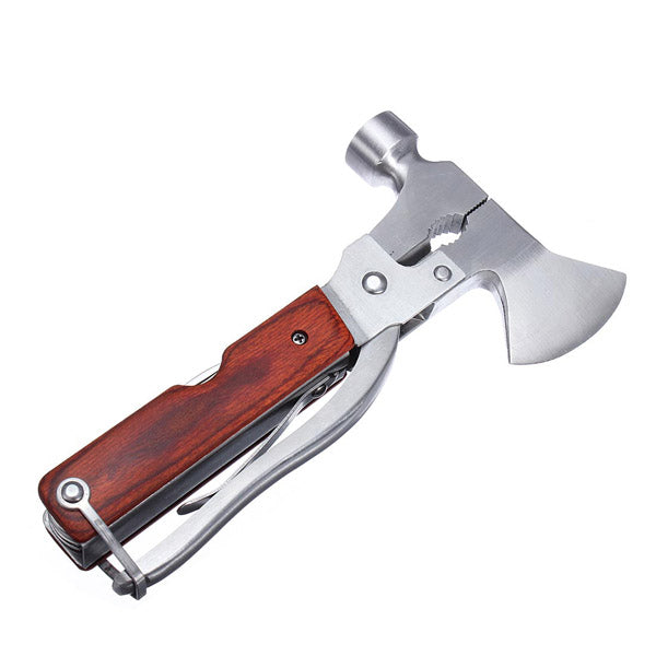 Raitool HT08 Multifunctional Pliers Screwdriver Safety Hammer Camping Tool
