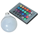 E14 3W IR Remote Control 16 Color Change RGB LED Ball Bulb 85-265V