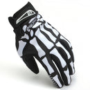 Motorcycle Racing Biker Full Finger Gloves Skeleton Skull Bone