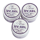 3Colors Clear Pink White Nail Art Acrylic UV Gel Builder Glue