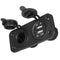 Dual Socket 12V USB Adapter for Motorcycle Bike Auto