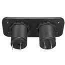 Dual Socket 12V USB Adapter for Motorcycle Bike Auto