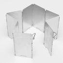 IPRee Camping Foldable Aluminum Plates BBQ Stove Wind Shield