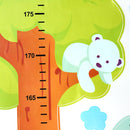 Cartoon Animal Tree Wall Stickers Children's Measuring Wall Sticker