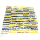 500 Pcs 50 Values Metal Film Resistors Assorted Kit