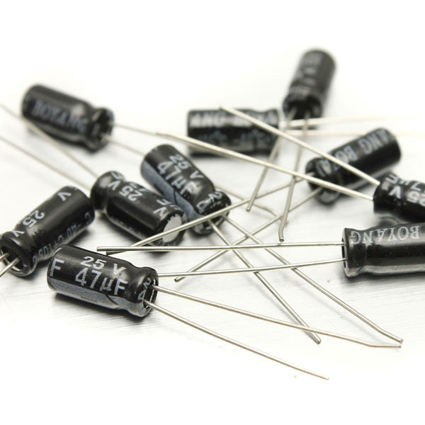 200 Pcs 0.1uF To 220uF 15 Value Electrolytic Capacitor Assortment Kit