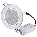 7W Dimmable Bright LED Recessed Ceiling Down Light 85-265V