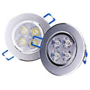4W Bright LED Recessed Ceiling Down Light 85-265V + Driver