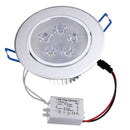 5W Dimmable Bright LED Recessed Ceiling Down Light 85-265V