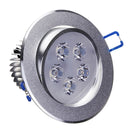 5W Dimmable Bright LED Recessed Ceiling Down Light 85-265V