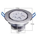 5W Dimmable Bright LED Recessed Ceiling Down Light 85-265V