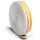 5M Draught Self Adhesive E Type Window Door Excluder Rubber Seal Strip