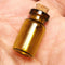 10pcs Mini Brown Wishing Message Glass Bottles Vials With Wood Cork