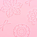 Striped Bow Flower Fondant Cake Silicone Lace Mold Decorating Molds Creative Baking Mold
