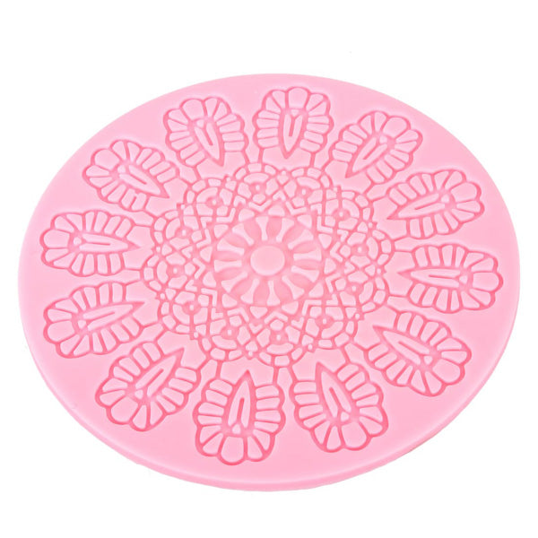 Sunflower Silicone Lace Mold Cake Fondant Baking Mould