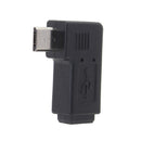 Mini USB Female to Micro USB Male Adapter Black