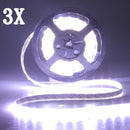3X 5M 300 SMD 5630 White LED Strip Light DC 12V Waterproof IP65
