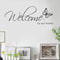 DIY Welcome to Our Home Removable Art Vinyl Decal Wall Stickers