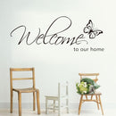 DIY Welcome to Our Home Removable Art Vinyl Decal Wall Stickers