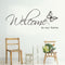 DIY Welcome to Our Home Removable Art Vinyl Decal Wall Stickers