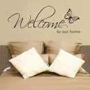 DIY Welcome to Our Home Removable Art Vinyl Decal Wall Stickers