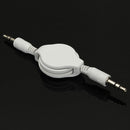 3.5mm Male to Male AUX Retractable Car Stereo MP3 Audio Cables Adapter