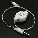3.5mm Male to Male AUX Retractable Car Stereo MP3 Audio Cables Adapter