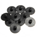 10PCS Black Floor Mat Carpet Clips For VW Golf 97-03