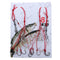 ZANLURE 2PCS 6Hooks High Carbon Steel Fishing Hooks Explosion Hooks
