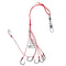 ZANLURE 2PCS 6Hooks High Carbon Steel Fishing Hooks Explosion Hooks