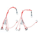 ZANLURE 2PCS 5 Hooks Explosion Hook Capture Off Ability Fishing Hook Accessory