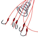 ZANLURE 2PCS 5 Hooks Explosion Hook Capture Off Ability Fishing Hook Accessory
