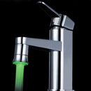 LED Full Brass Temperature Control Spontaneous Light Faucet Tap