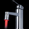 LED Full Brass Temperature Control Spontaneous Light Faucet Tap