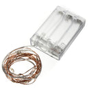 Warm White/Pure White 2M 20LED Copper Wire LED String Lights Lamp 5V