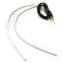 2 x 45cm DC12V LED Strip Lights Switchback White DRL Amber Turn Lights