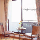DIY Family is Everything Removable Home Decor Art Vinyl Quote Wall Sticker