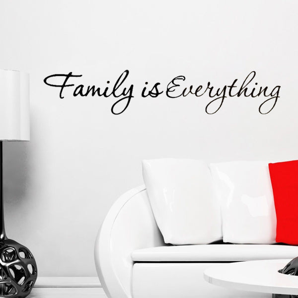 DIY Family is Everything Removable Home Decor Art Vinyl Quote Wall Sticker