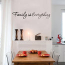 DIY Family is Everything Removable Home Decor Art Vinyl Quote Wall Sticker