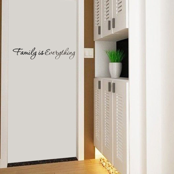 DIY Family is Everything Removable Home Decor Art Vinyl Quote Wall Sticker