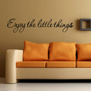 DIY Enjoy The Little Thing Removable Art Vinyl Quote Wall Sticker Mural