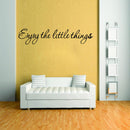 DIY Enjoy The Little Thing Removable Art Vinyl Quote Wall Sticker Mural