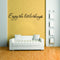 DIY Enjoy The Little Thing Removable Art Vinyl Quote Wall Sticker Mural
