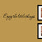 DIY Enjoy The Little Thing Removable Art Vinyl Quote Wall Sticker Mural