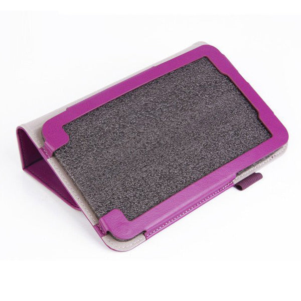 Crazy Horse Grain PU Folding Stand Holder Case For SAMSUNG T110