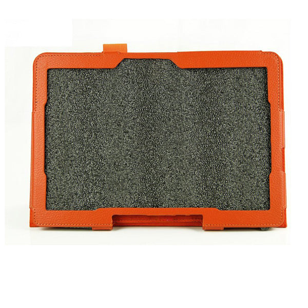 Lichee Pattern Folding Stand PU Leather Case For SAMSUNG T520