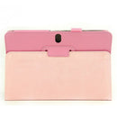 Lichee Pattern Folding Stand PU Leather Case For SAMSUNG T520