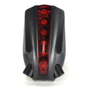 5 LED 2 Laser Beams Intelligent Bike Logo Safety Rear Tail Light